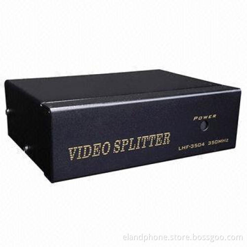 VGA splitter, 4 ports, 350MHz, up to 1,920*1,440